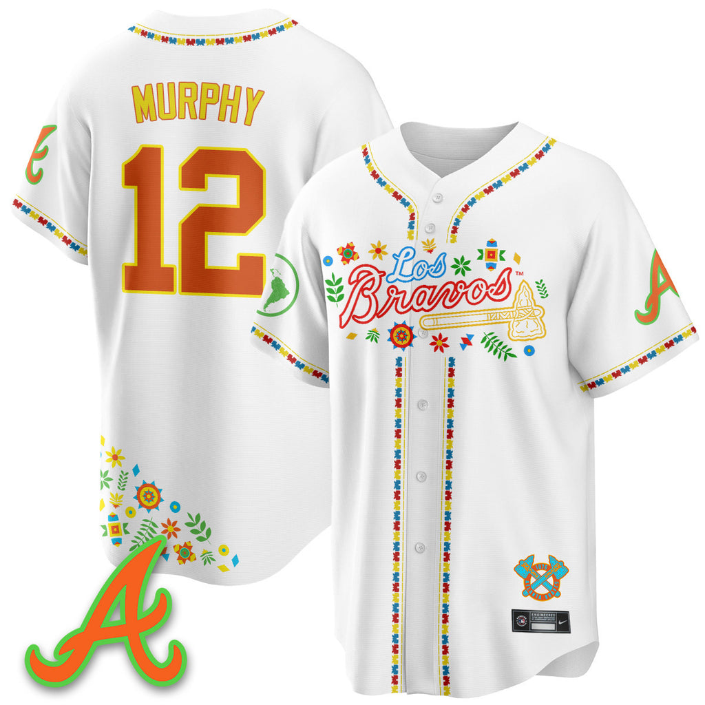 Atlanta Braves 2025 "Los Bravos" Jersey - All Stitched