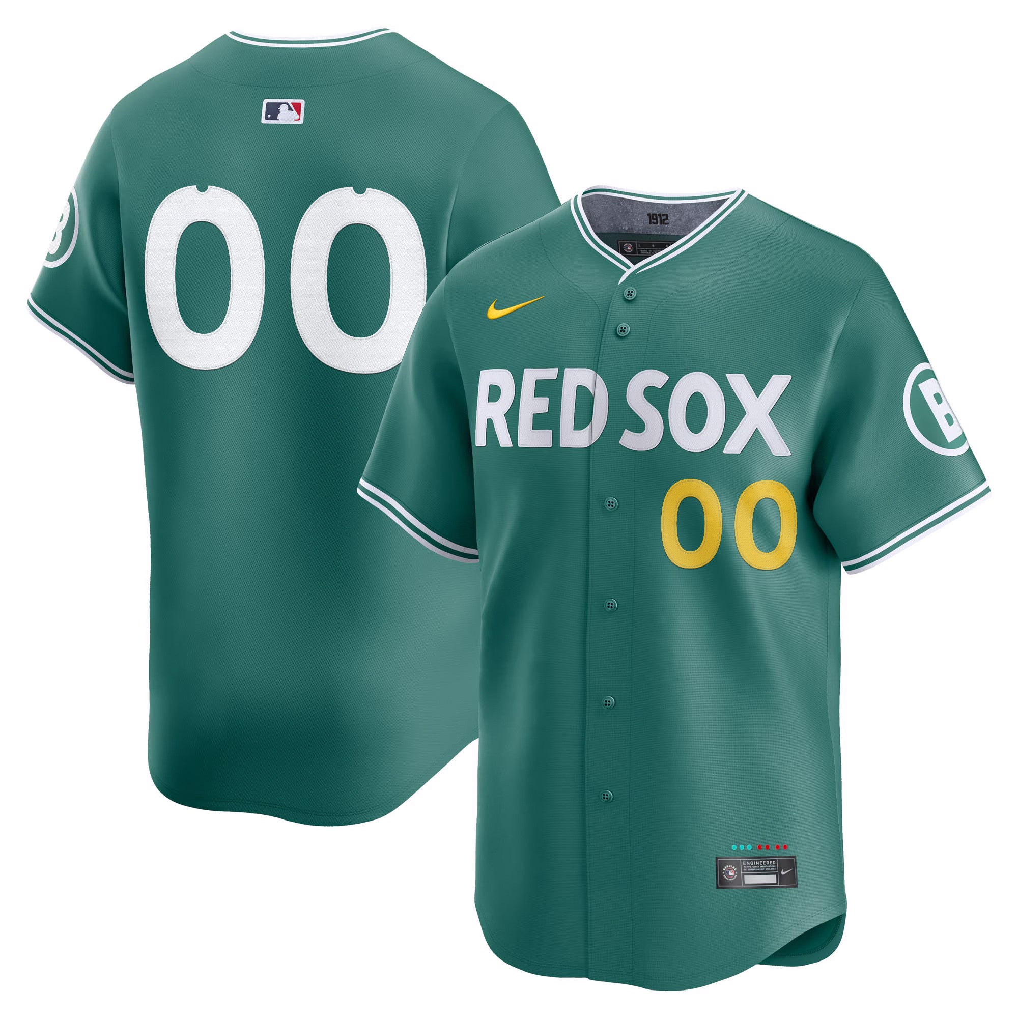 Boston Red Sox 2025 City Connect Vapor Premier Limited Custom Jersey V3 - All Stitched