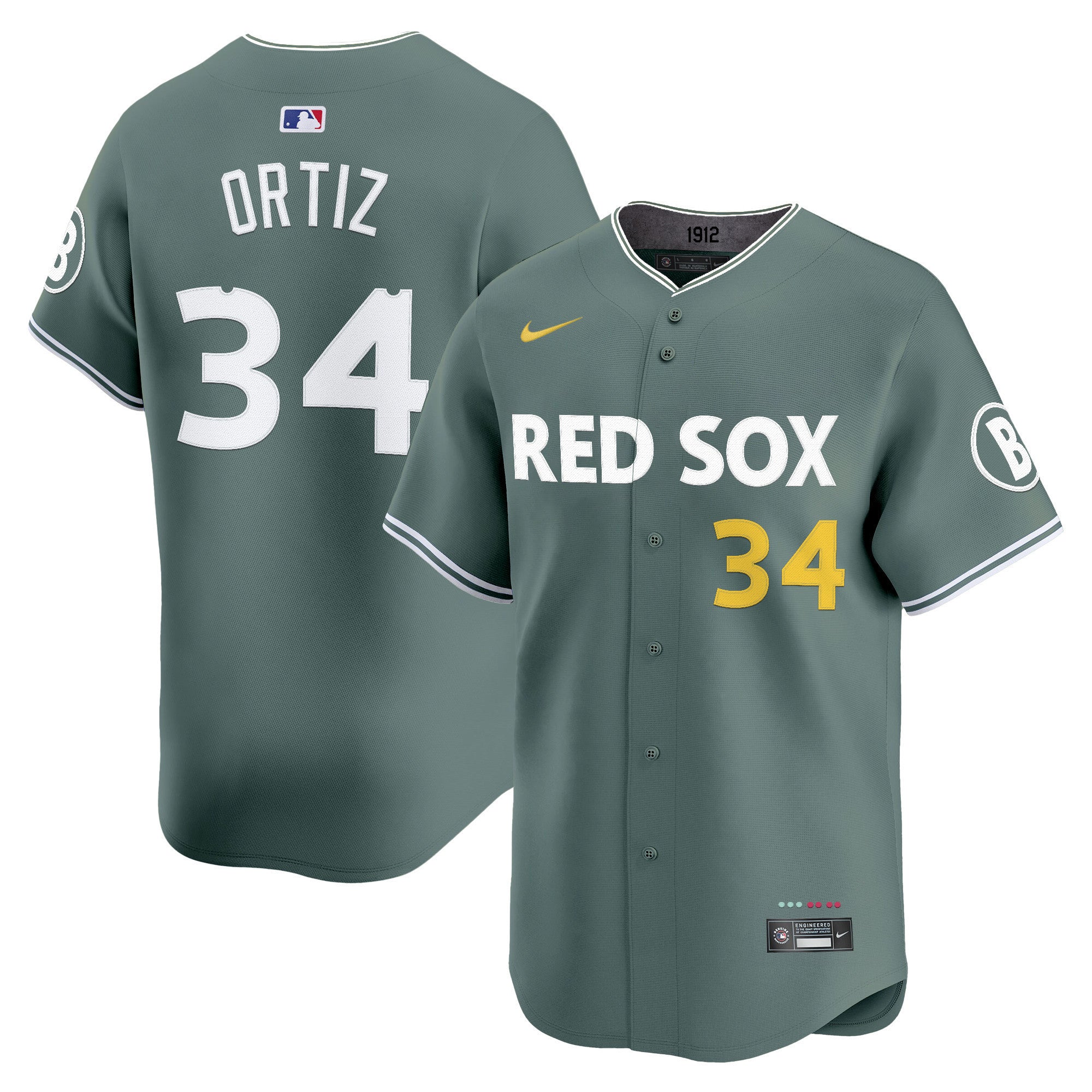 Boston Red Sox 2025 City Connect Vapor Premier Limited Jersey V2 - All Stitched